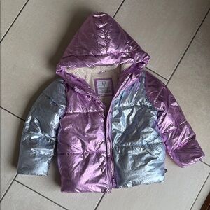 GAP baby/Kids Cold Control Max Shine Sherpa Puffer Jacket Size 5